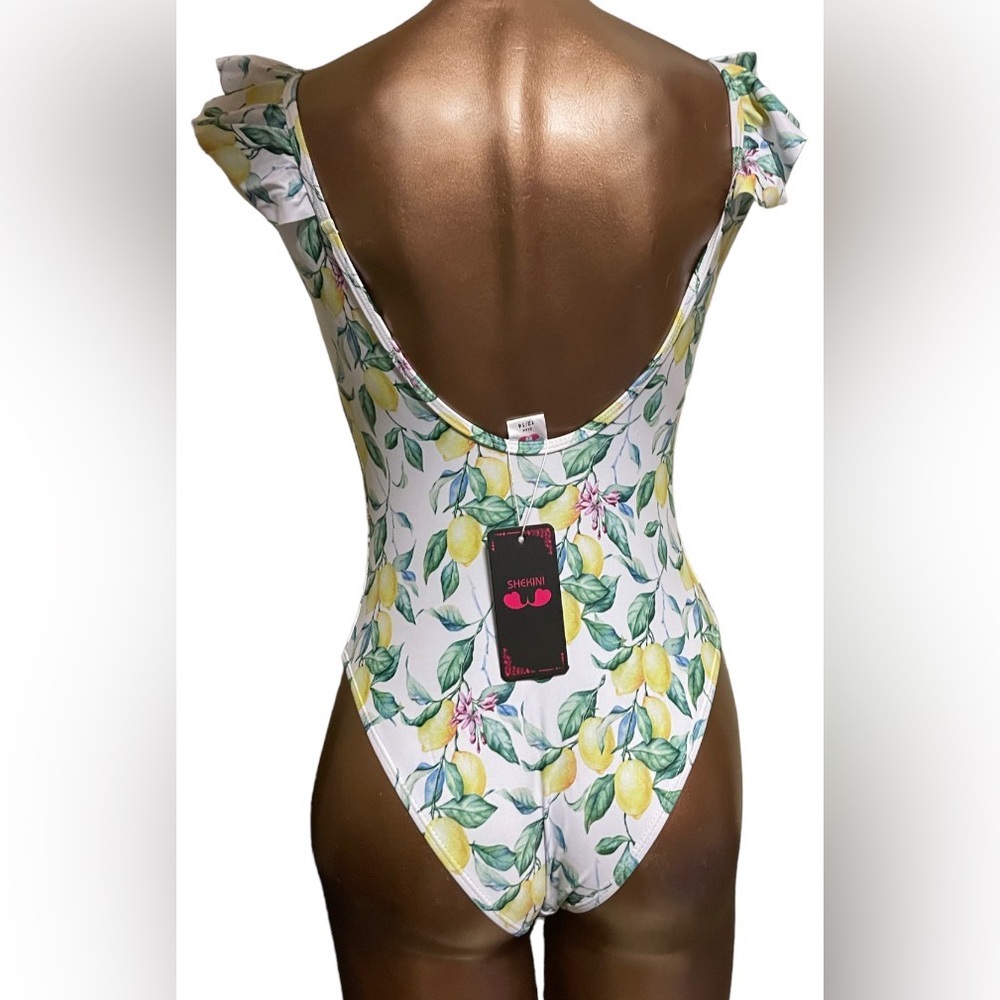 Flounce Scoop One-Piece - Picture 2 of 7